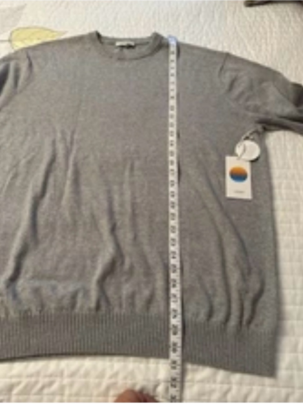 Vuori Men’s Gray Crewneck Sweater XL NWT - Picture 3 of 8